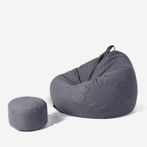 Sillón Puff Moderno de Tela con Funda Extraíble, Cómodo Mueble para Sala de Estar - Product Image 4