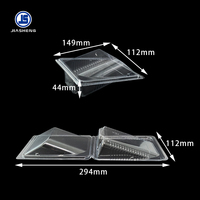 Fabrikant Groothandel Wegwerp Transparante PET Driehoekige Sandwich Afhaalverpakking Clamshell Verpakking