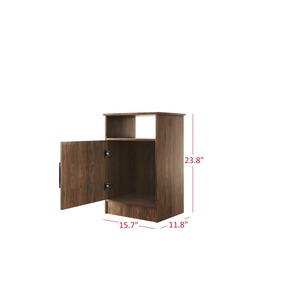 Elegante Set di 3 Tavolini da Caffè Moderni e Rustici con Design a X e Contenitori Intelligenti per un Soggiorno di Stile - Product Image 3