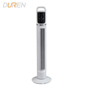 31-inch(80cm) 40w portable freestanding LCD display with oscillating ,timer,remote control bladeless tower fan