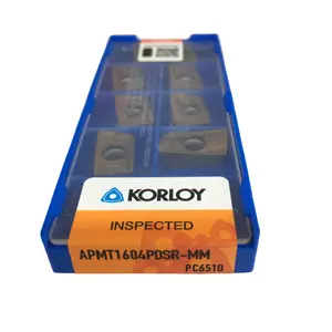 Карбидные вставки для фрезерного станка Korloys, оригинальный LNMX151008PNR-MM, mt1604psdr-mm, pc6510, PC5300