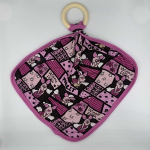 Nemo <span class=keywords><strong>Fish</strong></span> Prêt à expédier, doudous pour bébé en bambou à motifs variés avec anneau en bois, jouets personnalisés pour tout-petits, mignons et doux - Product Image 4