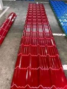 Fabrik Großhandel Dx52d Wellblech verzinkte Stahlbleche Dach platte farb beschichtete Wellblech platte für den Bau - Product Image 3