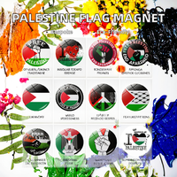 Autocollant magnétique pour réfrigérateur, thème Palestine, pour la décoration de cuisine DIY, produit tendance 2026, pour la libération et la paix