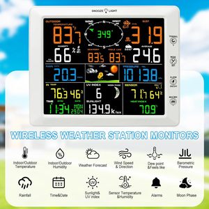 Home 7-in-1 <b>WiFi</b> Weather Station 8.3 Inch Color Display Wireless <b>Outdoor</b> Sensor Temperature Rain Wind Speed/Direction UV YGC-QXZ - Product Image 2