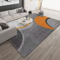 2025 Maßgefertigter Moderner Abstrakter Teppich mit Rutschfester Oberfläche, Niedriger Flor, Maschinengefertigt aus Polyester für Wohnzimmer, Sofa, Schlafzimmer und Boden