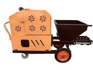 High Quality Wall Plaster <strong>Price</strong> in India Fully Automatic Cement Sand Spray Mesh <strong>Rendering</strong> Plastering Machine - Product Image 4