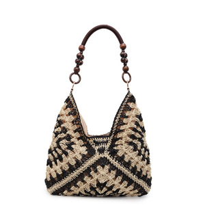 Bolso Tote Tejido para Mujer, Bolso de Hombro Casual, Bolso de Mano Estilo Boho, Bolsos de Ganchillo, Bolsos Tote de Ganchillo Ideales para Vacaciones - Product Image 6