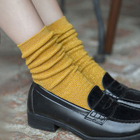 Chaussettes de cheville élégantes et antibactériennes pour femmes, chaussettes brillantes et scintillantes à paillettes, vente en gros
