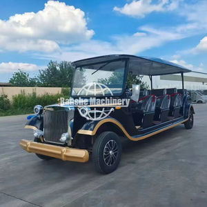 Forte stabilité voyage bus touristique 11 ensembles classique Vintage rétro berline visites voitures électriques jardin voiture de réception - Product Image 1