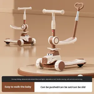 Patinete <span class=keywords><strong>para</strong></span> niños tres en uno con pedales <span class=keywords><strong>para</strong></span> niños de 3 a 6 años, bicicleta de equilibrio <span class=keywords><strong>para</strong></span> bebés y niños - Product Image 3