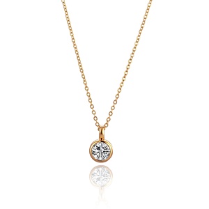 Collana di Lusso Bestseller con Diamante da 1 Carato, Gioiello con Pendente in Diamante, Collana in <span class=keywords><strong>Oro</strong></span> 18K con Diamante - Product Image 4