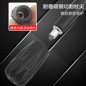 Bastones de Trekking de Aleación de Aluminio, 95-130 cm, Plegables, Telescópicos, Antideslizantes, para Senderismo - Product Image 4