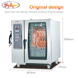 เตาอบเป็ดไฟฟ้าแบบตั้งโต๊ะ (สแตนเลส, ระบบพ่นไอน้ำ) เหมาะสำหรับร้านอาหารเอเชียเพื่อทำเป็ดปักกิ่งกรอบ - Product Image 4