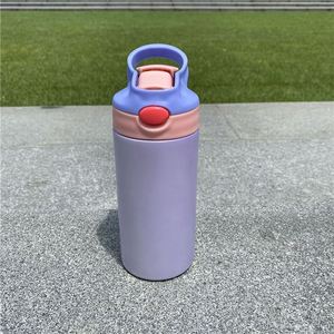Botella Aislada Blanca de 12oz para Sublimación, Botella Recta para Niños, para Transferencia de Tinta por Sublimación, Impresión por Prensa de Calor, Manualidades - Product Image 4