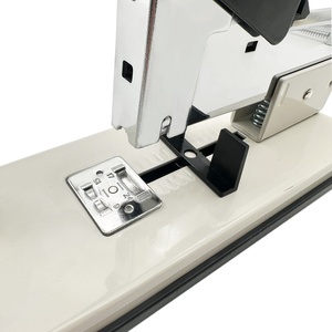<span class=keywords><strong>Agrafeuse</strong></span> manuelle en métal EMDA pour bureau, format jumbo, grande capacité, 210 feuilles, gris - Product Image 3