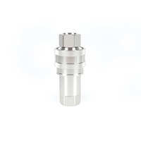 Raccords de couplage rapide hydraulique haute pression en acier au carbone zingué forgé FY, connexion de tuyau à tête hexagonale, filetages NPT/BSP