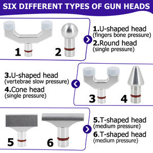 2024 baru pistol koreksi baja tahan karat elektrik 1500N instrumen dapat disesuaikan tulang belakang impuls pemijat tubuh serviks tulang belakang - Product Image 6