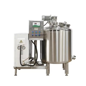 Réservoir de stockage 5kl en acier inoxydable équipement de ferme laitière pour le <span class=keywords><strong>lait</strong></span> et la crème alimentaire Application de réservoir de refroidissement - Product Image 4