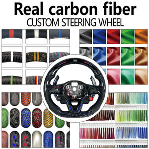 Écran d'affichage LED personnalisé en cuir perforé Volant en fibre de carbone pour Chevrolet Corvette C8 C7 2020 <span class=keywords><strong>2021</strong></span> 2022 2023 2024 - Product Image 6