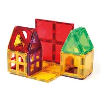 Manyetik yapı fayans Bpa ücretsiz blokları eğitim plastik oyuncaklar çocuklar için inşaat hediye seti