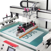 Eléctrico serigrafía impresora de seda/máquina de impresión de pantalla de cama plana de teclado de máquina de impresión