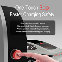 Nouvelle station de recharge pour véhicules électriques intelligente 7/11/22 kW 16/32 A, type 2, Wallbox AC, WiFi, application, NFC, RFID, utilisation domestique, Plug-and-Play, certifiée FCC/CE