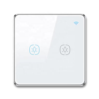 Interrupteur tactile intelligent Tuya Zigbee, câblage N+L, 10A, interrupteur mural, application Smart Life, compatible Alexa, norme EU/UK