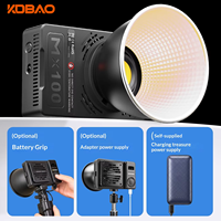 Kdbao100W Lampe d'appoint légère et portable à température de couleur réglable (2700K-6500K) avec fonction Power Bank pour la photographie