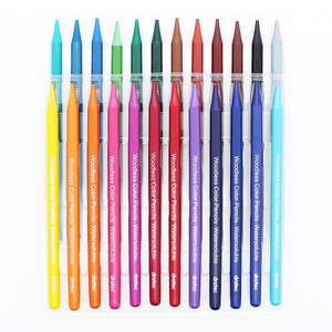 Ensemble de crayons de couleur sans bois EN71 personnalisés, crayons de couleur sans bois solubles dans l'eau, crayons de couleur sans bois pour le dessin des enfants - Product Image 4