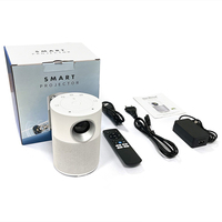 Projecteur H2PT Android 14 4K Wifi Home Cinéma Mini Projecteur Portable Éducation Réunion Vidéo Smart Proyector avec Batterie