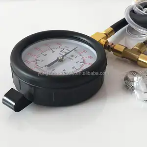 Manometer mewah otomotif Universal, alat pengukur tekanan mesin pompa injeksi bahan bakar