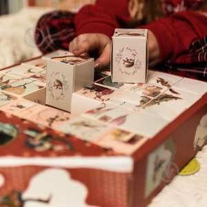 Многоразовый подарок Рождественский Адвент календарь Подарочная коробка бумажные коробки конфеты календарь Рождественский Адвент календарь Подарочная коробка Упаковка - Product Image 3