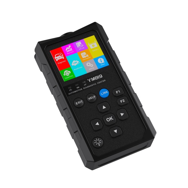 Lancol YM819 Professional OBD2/EOBD Scanner Diagnostic Tool 2.8-inch Color Screen Engine System Battery Tester Car Code Reader