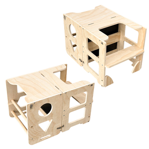 Torre <span class=keywords><strong>de</strong></span> aprendizaje infantil <span class=keywords><strong>de</strong></span> madera plegable, ajustable y ecológica, taburete para niños pequeños, caballete <span class=keywords><strong>de</strong></span> dibujo, escritorio, muebles para el hogar - Product Image 4