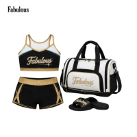 Pakaian Latihan Cheer yang Menakjubkan Warna Teal Set Pakaian Latihan Cheer All Star Pakaian Latihan Cheer