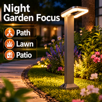 Lampe de jardin LED extérieure en aluminium personnalisée, étanche, pour éclairage de patio, de complexe hôtelier et de passerelle résidentielle