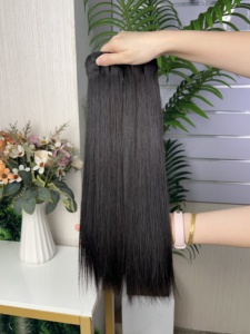 ผมตรงแบบ Double Drawn เกรด 9A  จัดเรียงเกล็ดผม  ผมแท้ Remy ไม่ผ่านการแปรรูป - Product Image 3