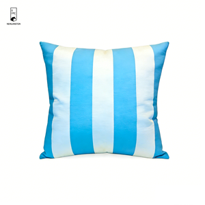Funda Impermeable para Cojín de Exterior - Funda de Almohada con Estampado de Rayas Anchas - Decorativa y Resistente a los Rayos UV para Patio y Jardín - Product Image 3
