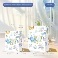 Sac fourre-tout en papier kraft personnalisé avec logo imprimé, sac d'emballage pour café, lait, thé à emporter, restauration, sac cadeau de vacances