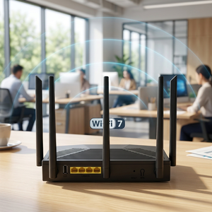เราเตอร์ไฟเบอร์ Hosecom MTK Chip รองรับ Openwrt แบบสองย่านความถี่ 1 พอร์ต 2.5G WAN 3 พอร์ต 3G LAN 1 พอร์ต USB MU-MIMO AX3000 Wifi 7 สำหรับองค์กร - Product Image 6