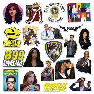 Programa de películas de TV Brooklyn <span class=keywords><strong>99</strong></span> <span class=keywords><strong>Nine</strong></span> America para Graffiti, botella, casco, nevera, pared, equipaje, pegatinas para portátil, etiqueta, 50 Uds. - Product Image 2