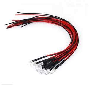 DC 12V Prewired Led 5MM Pré Wired Led Diodo Lâmpada 20cm Prewired Emitindo Diodos - Product Image 2