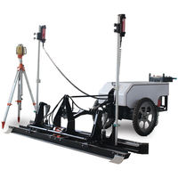 Outils de construction à haute efficacité plaque de sol vibrante Machine pavage nivellement Laser repassage 1 an PLC pour la construction