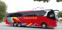 Nouvel autocar touristique ASIASTAR de 12-13 mètres, autocar de luxe pour passagers, 60-72 places, autocar RHD/LHD, autocar de luxe