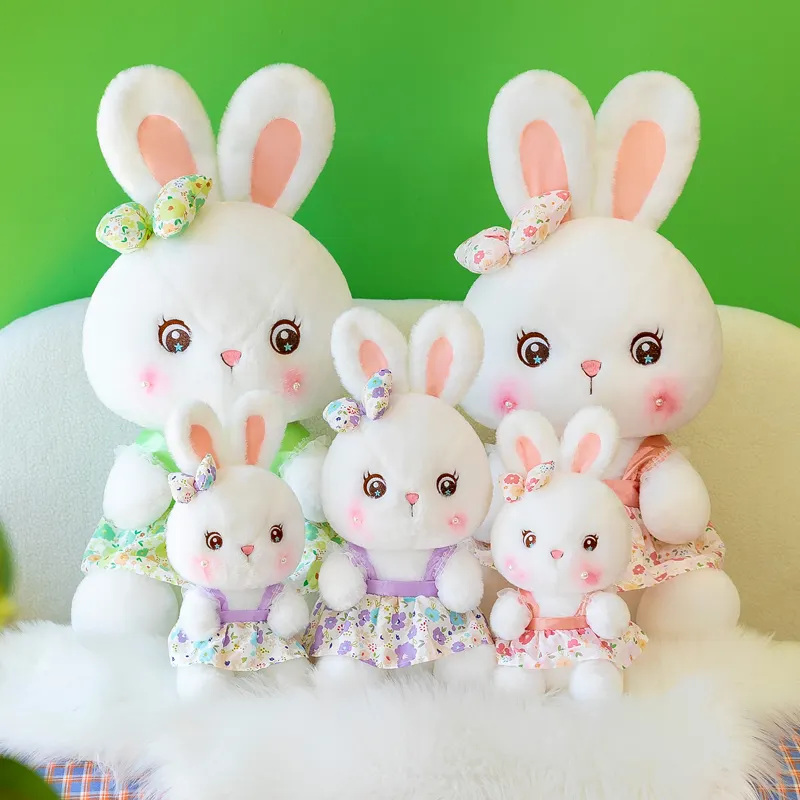 Cpc yanxiannv Bunny peluş bebek oyuncakları uzun kulaklar tavşan bebek yumuşak peluş oyuncaklar çocuk tavşan uyku arkadaşı için dolması peluş hayvan