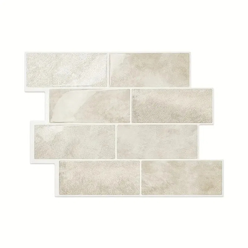 Azulejos Metálicos Beige para Pared