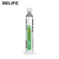 Pâte à souder argentée contenant du plomb RELIFE HW21S / Emballée en seringue 10CC / 183 ℃