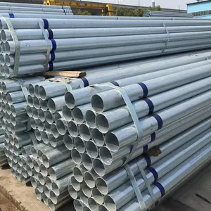 I produttori di tubi in acciaio producono tubi in acciaio zincato a caldo Q235B in dimensioni complete