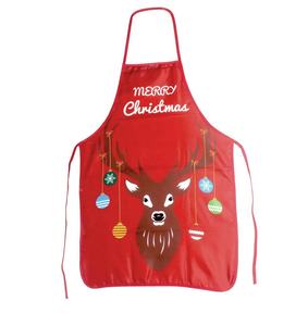 Decoración Navideña para el Hogar, 1 Pieza, Delantal de Cocina de Santa Claus, Material de Poliéster y Algodón, Delantal de Cocina Duradero para Adultos - Product Image 4